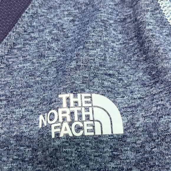 North Face Flash Dry Tee Women Sz L Blue Athletic‎ Workout Causal Activewear - Picture 3 of 8